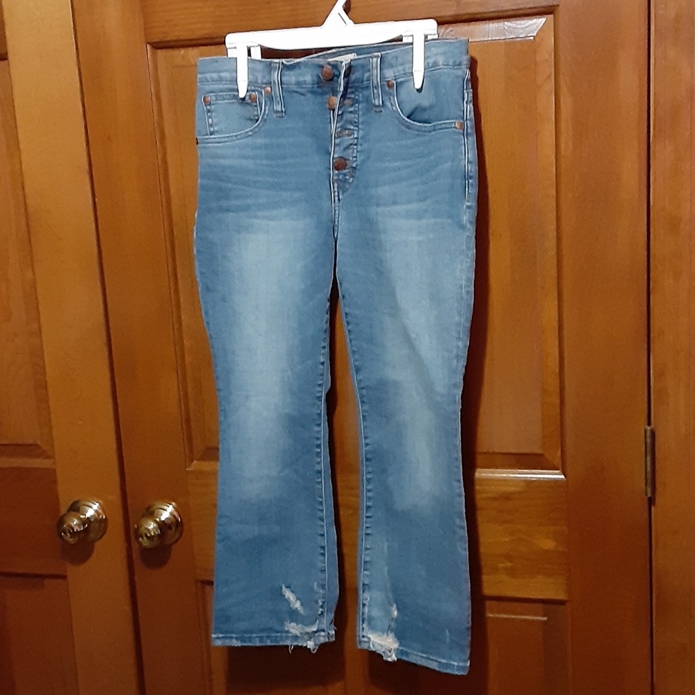 Madewell Cali Demi-Boot High Waisted Stretch Jeans